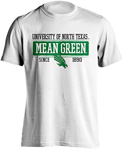 Северна Тексас значи маскота од зелена лента воспостави маица со краток ракав