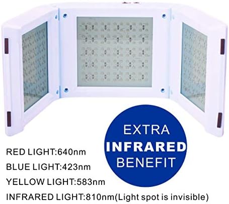 Airblasters PDT LED 3 во 1 фотонски LED светлосна терапија Електричен масиво за лице Масажарот Тело за убавина за нега на кожата Фотона Терапија