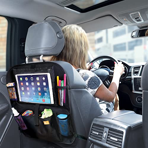 Dreambaby Backseat Автомобил Организатор &засилувач; Складирање-Заштитник На Задното Седиште-со 4 Мрежен Џеб &засилувач; Торбичка За Играчки-Одговара