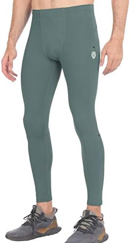 Хелеги за тренингот Пикидиг Јога панталони со џебови - мажите атлетски панталони за компресија хулахопки