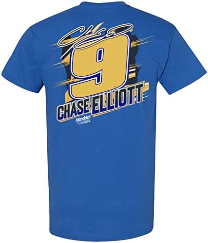 Chearked Sports Sports Chase Elliott Two-Spot 2023 Adution Shorte Schaive T-Moir