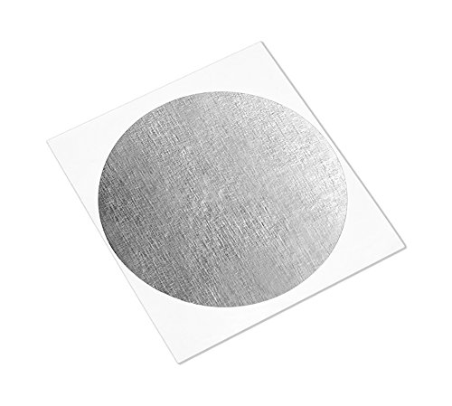 3М 1120 Сребрена алуминиумска фолија лента со спроводливо акрилно лепило, кругови со дијаметар од 6