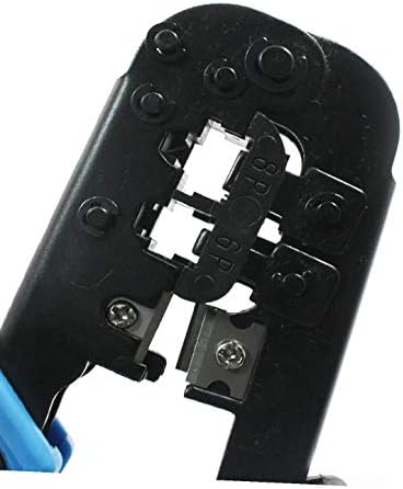 Нов Лон0167 Сина Пластика Опремен Обложени Рачка 8P8C сигурен ефикасност 6P6C Стегање Алатка Рака Criper Клешти
