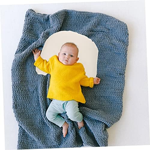 Абаодам 2 пара во облик перница за новороденчиња перница за бебиња перница за новородени деца перница за тело, бебе фото -касата, за
