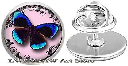 Пеперутка брош природа игла накит, животински накит од пеперутка крило Шарм Брух подарок за нејзината минимална брош, M363