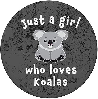 Прекрасна најдобра најтешка коала некогаш само девојче Подарок PopSockets PopGrip: Заменлива зафат за телефони и таблети