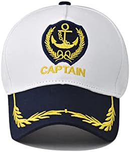 Капетан Капетан Капа Бејзбол Капи Наутички Морски Морнарски Морнарски Морнарички Капи, Прилагодливи Капетански Бејзбол Капи За Пловење