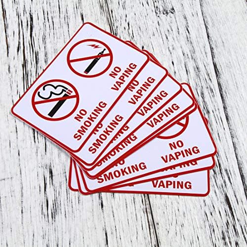 10 поставени знаци за предупредување без пушење без налепница за вапирање на автомобили или статичко прицврстување во прозорецот