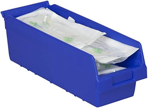 АКРО-МИЛС 30098 Пластично гнездење SHELFMAX за складирање корпа за отпадоци, сина, сина,