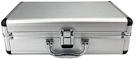 Jkuywx алатка за алатки за алатки преносни кутии за складирање кутии куфер Организатор за багаж за обложување сребро