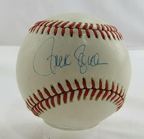 Рики Jordanордан потпиша автоматски автограм бејзбол Б110 - автограмирани бејзбол