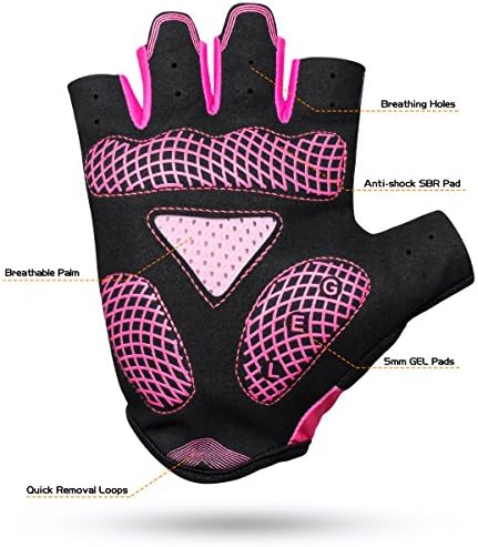 ВМФТС велосипедизам нараквици гел подлога за спортски ракавици без прсти и целосни нараквици за прсти за тренинг за кревање тегови за трки искачувајќи
