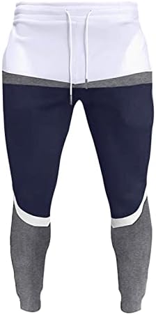 Машки тренерки постави 2 парчиња есенски зимски обични цврсти џогер спортски џебови со џебови со долги ракави и џемпери и џемпери
