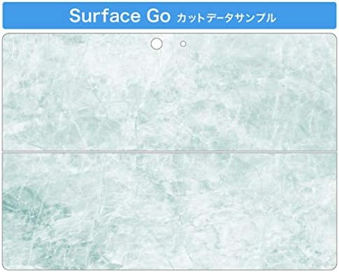Декларална покривка на igsticker за Microsoft Surface Go/Go 2 Ултра тенки заштитнички налепници на телото 013270 Аква мермер образец