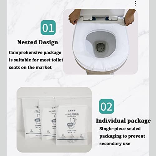 Покрива за тоалети за тоалети неткаени тоалетни седишта Валкано тоалетно седиште за тоалетот хотел за хотелско седиште за тоалети