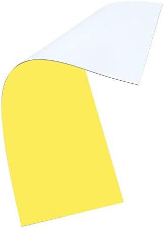 Магнетски лист LION S-103W-YW, не-сјаен, двостран, жолт/бел