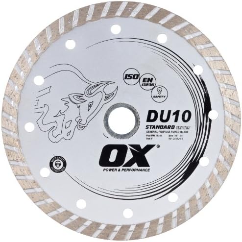 Ox ox-du10-7 стандардна општа намена турбо 7-инчен дијамантски сечило