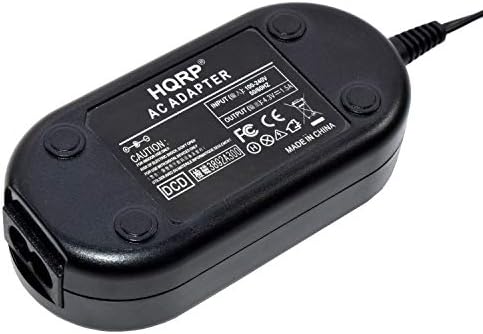 Adapter за напојување со комплет HQRP AC и DC спојка компатибилен со Canon ACK-DC60 ACKDC60 PowerShot ELPH 330 HS, A2200, A3000 IS, A3100