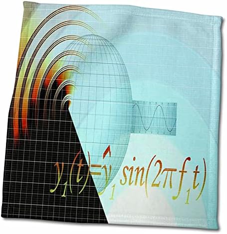 3drose print на апстрактниот дизајн на науката - крпи