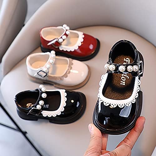 Мода есенско дете и девојчиња лежерни чевли дебели единствени тркалезни чевли за облекување на пети, меки единствени чевли за бебиња
