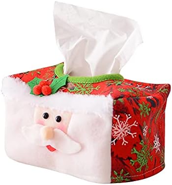 Christmanените КАК Божиќно ткиво кутија неткаени ткива кутија меки крпи градинарски кујнски Божиќни украси