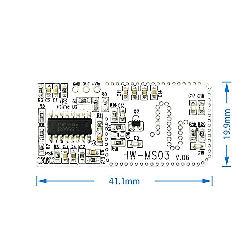 HW-MS03 табла за сензори за движење со високи перформанси од 2,4GHz до 5,8GHz микробранови радарски сензор модул за Arduino