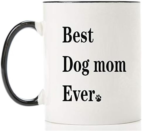 Смешно куче мамо подароци најдобро куче мајка некогаш кафе кригла, lубител на кучиња подароци за жени, сопственик на кучиња спасување подарок
