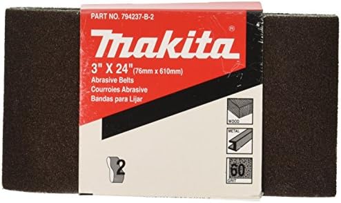 Makita 794237-D-2100 пескачки појас, 3-инчен од 24-инчен, 2-пакет