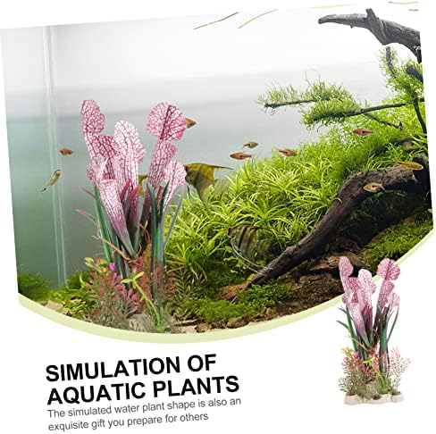 Паткав 9 парчиња резервоар за риби симулирани водни растенија лажни аквариум пластични растенија аквариум вештачки вода растенија