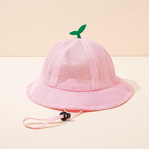 Бебе момче девојче Сонце капа на отворено плажа капа со широко сонце сонце бебе сонце капа капаче за дишење симпатична капа за корпи