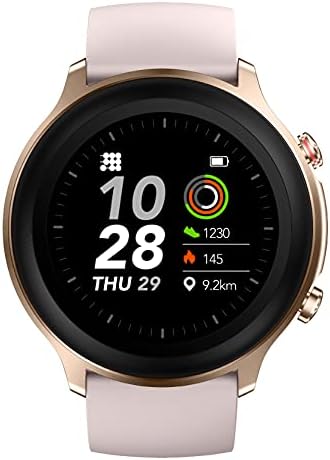 Cubitt CT4 Smart Watch, Fitness Tracker со 1,28 TFT-LCD екран на допир во боја, IP68 водоотпорен, крв кислород/монитор на отчукувања на