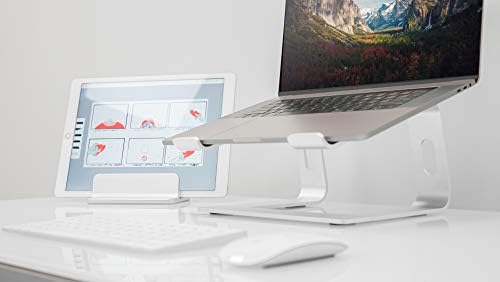 XRGO Подигнете-Стојат За MacBook Или КОМПЈУТЕР Лаптоп. Разделете го И однесете Го Насекаде Со вас. Изградениот алуминиум Го Одржува