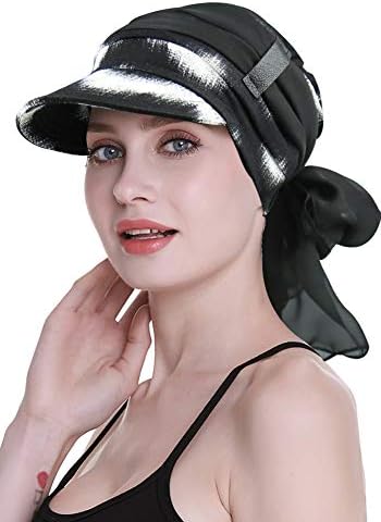 Cap Newboy Cap for Women Chem Chem Hoardwear со шалови подароци за опаѓање на косата достапна цела година