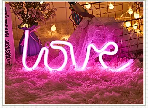 Лед Неонски Знак Љубов Исповед Моделирање Светилка Предводена Од Декор Ноќна Светлина Двојка Денот НА Вљубените БГ1