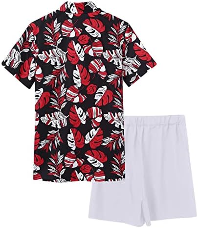 Bmisegm костум за мажи лето моден моден рекреација на хаваи приморска празничка плажа дигитална 3Д кошула со кратки ракави со кратки