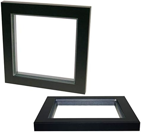 Национална уметност сатенска црно дрво рамка или тривер може да има плочка од 6 инчи квадратни или огледало