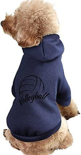 Loveубовта е одбојка куче дуксери симпатична качулка џемпер миленичиња облека од облека со капа со капа