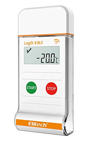 Elitech Дигитална температура на податоци за логирање на повеќекратно монитор за монитор Bluetooth рекордер Фармацевт Фрижидер