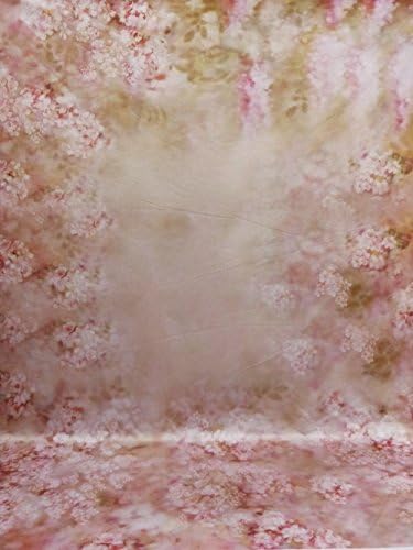 5x6,5ft Шарена фантазија позадина розова сликарство цветна позадина за фотографија бебе туш позадина породилно пука новороденче