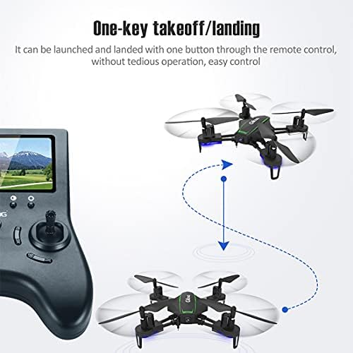 Xiaokeke преклопен дрон со камера за возрасни HD FPV во живо видео, полетување/слетување со еден клик, одржување на надморска височина, режим