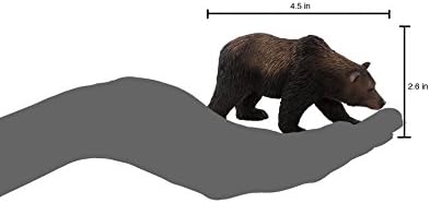 Мојо Гризли мечка реална меѓународна реплика за реплика на играчки за диви животни