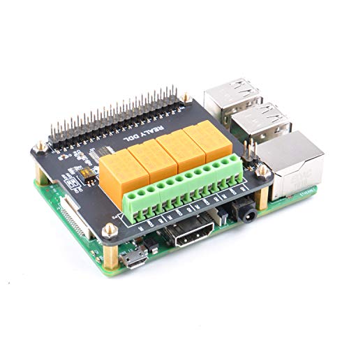 Geeekpi Raspberry Pi Expansion Board 4 Channel Relay Module Module Module Relay Module за Raspberry PI 4B & Raspberry PI 3 Модел Б+ & Raspberry