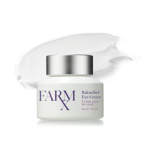 Фарма RX Bakuchiol Cream Cream Cream - Веганска ревитализирачка крема за да ги намали темните кругови и брчките под и околу очите, алтернатива