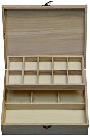 Казару fxj парче дрвена кутија изработена ретро и елегантна изглед дрвена кутија дрвена кутија за складирање кутија за накит