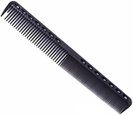 Renslat 1 компјутер Професионален чешел за коса отпорен на топлина со средно сечење јаглерод чешел салон антистатично берберска алатка