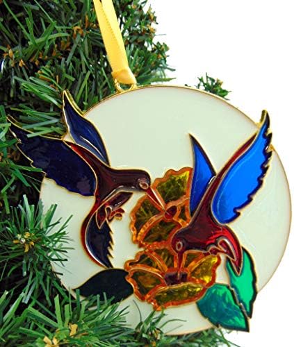 Декорација за празници за елка од колибри за колибри, 5 инчи