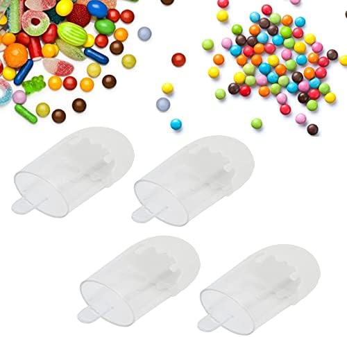 Кутии за Бонбони, 12 парчиња Кутија За Бонбони Во Форма На Сладолед Транспарентна Пластична Кутија За Подароци За Повеќекратна Употреба За