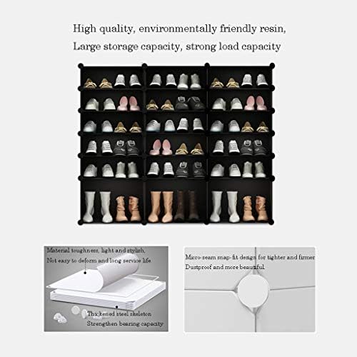 FACMAS SHOE RACK повеќеслојна модерна економија Домашни чевли за чевли, испоротна прашина, дише и лесен за склопување, погоден за