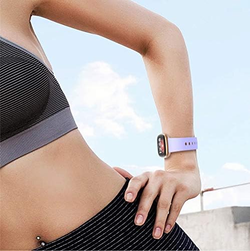 Ipartsonline Sport Band компатибилен со Fitbit Sense Silicone Bands Women Men, водоотпорни гумени ленти за дишење замена за замена
