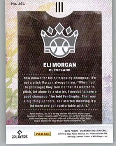 2022 Панини дијамантски кралеви Уметнички доказ сина 161 Ели Морган Дебитанти III РЦ дебитант Кливленд Индијци Бејзбол Трговска картичка